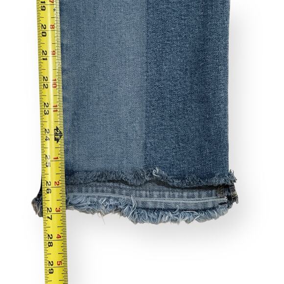 DL1961 Mara Instasculpt Straight Ankle Jeans Womens 30 Brookside Two Tone Frayed - Picture 13 of 13